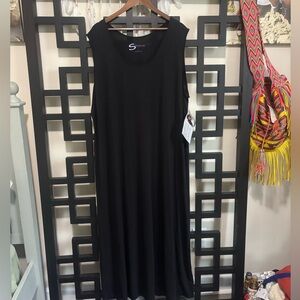 NWT Serena Williams Classic Black Maxi Dress 3XL